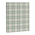 Green And Cream Gingham Canvas Print Gallery Image 6