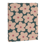 Green And Peach Retro Flower Canvas Print Gallery Image 6