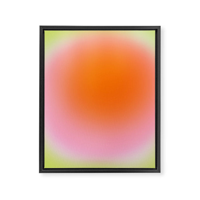 Juicy: Abstract Gradient Framed Canvas Print Gallery Image 1