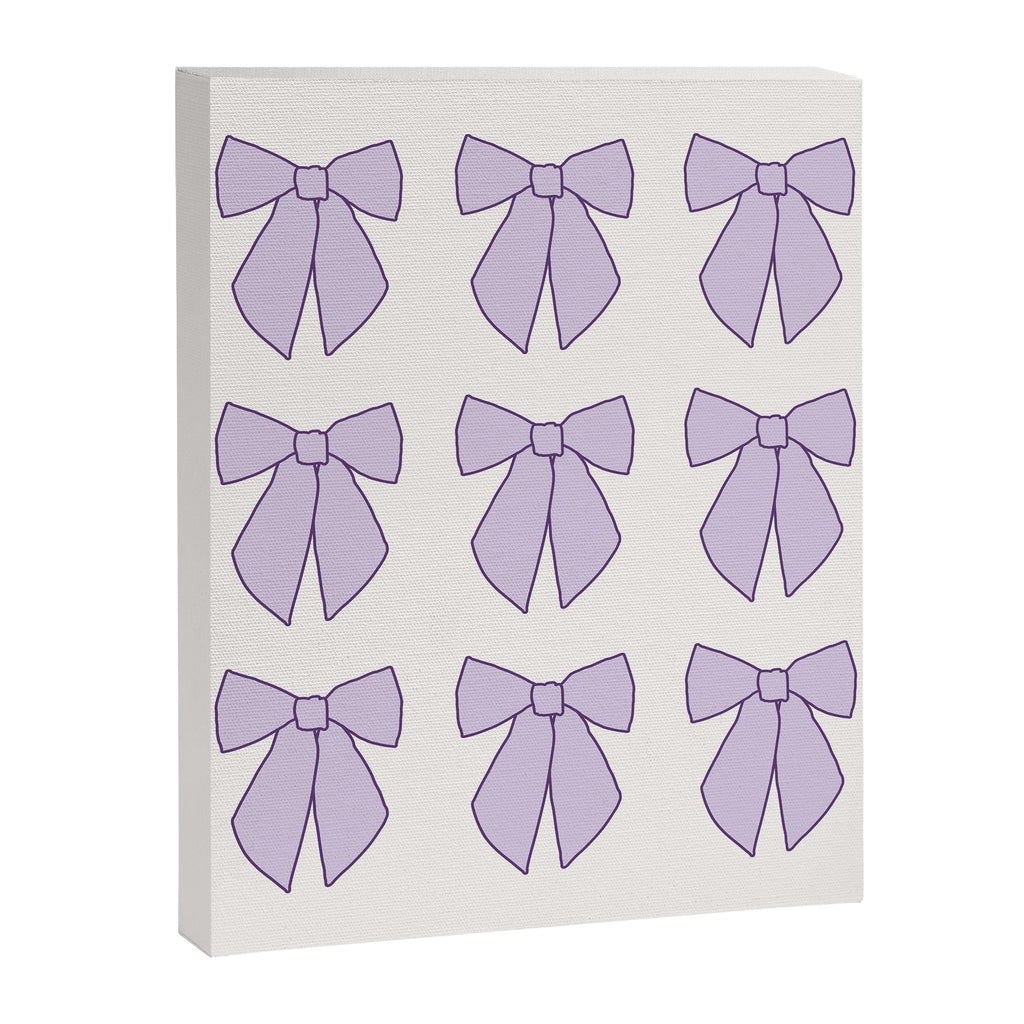 Lavender Bows Coquette Canvas Print Gallery Image 6