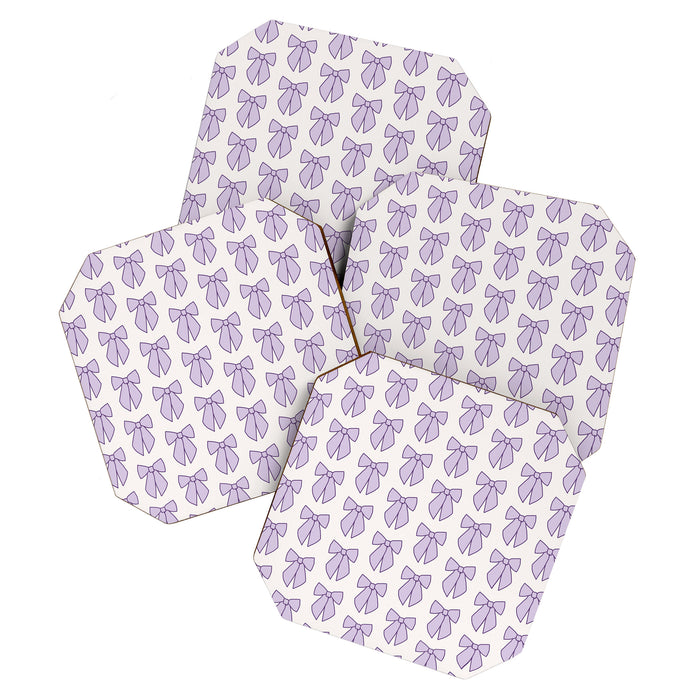 Lavender Bows Coquette Coaster Gallery Image 1