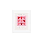 Les Fraises | 01 - Fruit Print Pink And Red Strawberry Preppy Modern Decor Abstract Strawberries Art Print Gallery Image 1