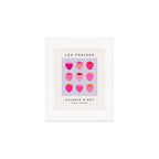 Les Fraises | 03 - Abstract Retro Fruit, Pink And Purple Print Preppy Strawberries Art Print Gallery Image 1