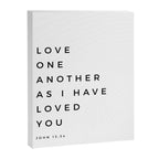 Love One Another As I Have Loved You John 13 34 Bible Verse Scripture Wall Art Christian Quote Canvas Print Gallery Image 6
