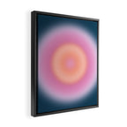 Magical Night | 01 - Gradient Print, Aura Art, Dark Blue And Pink Gradient Framed Canvas Print Gallery Image 2