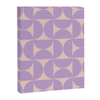Mid Century Modern Retro Pattern In Lavender Canvas Print Gallery Image 6