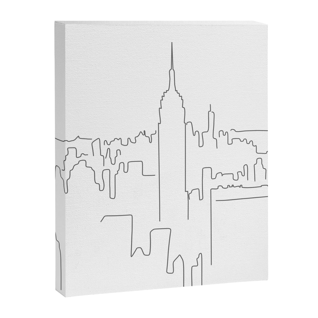 Minimal Line New York City Canvas Print Gallery Image 6