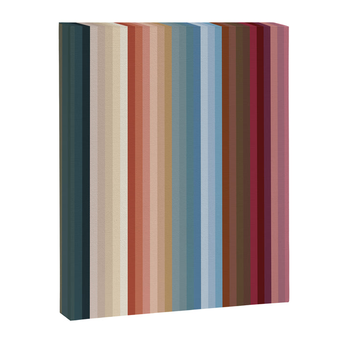 Multicolor Boho Stripes Canvas Print Gallery Image 1