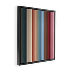 Multicolor Boho Stripes Framed Canvas Print Gallery Image 2