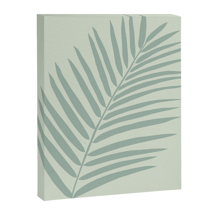 Palm Leaf Sage Canvas Print Gallery Image 1