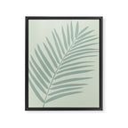 Palm Leaf Sage Framed Canvas Print Gallery Image 6