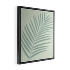 Palm Leaf Sage Framed Canvas Print Gallery Image 2