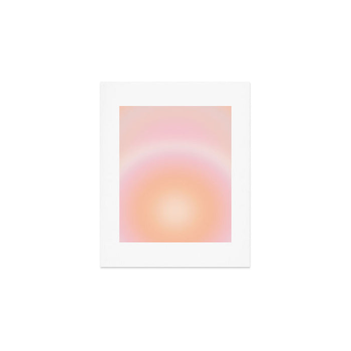 Peach Fuzz Gradient Art Print Gallery Image 1