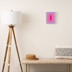 Pink Abstraction - Mid Century Minimalist Gradient Canvas Print Gallery Image 2