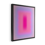 Pink Abstraction - Mid Century Minimalist Gradient Framed Canvas Print Gallery Image 2
