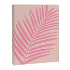 Pink And Blush Palm Leaf Canvas Print Gallery Image 6