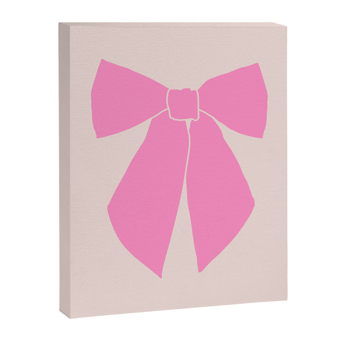 Pink Bow Canvas Print Gallery Image 1