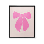 Pink Bow Framed Canvas Print Gallery Image 6