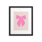 Pink Bow Framed Art Print Gallery Image 5