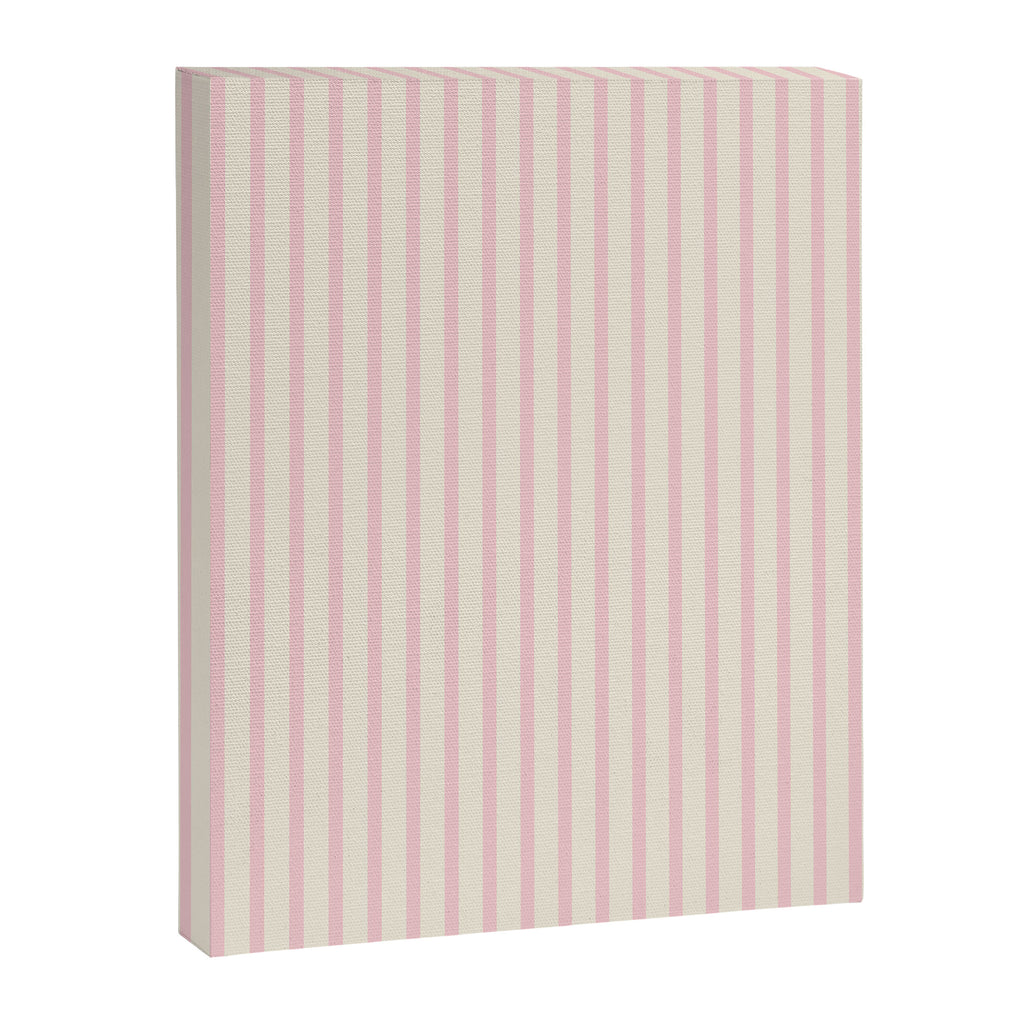 Pink Striped Canvas Print Gallery Image 6