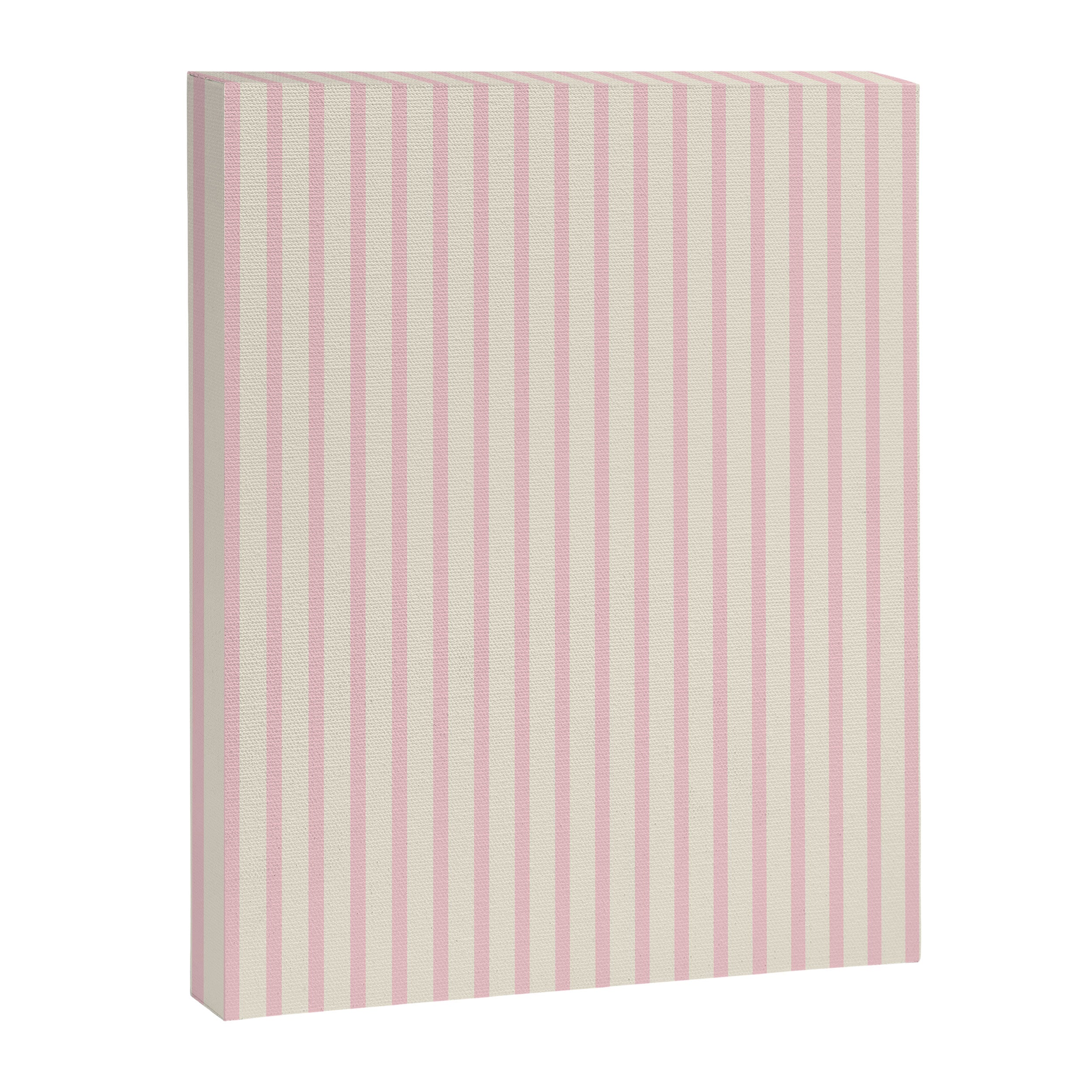 Pink Striped Canvas Print Gallery Image 6