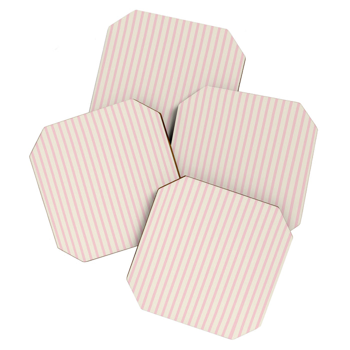 Pink Striped Coaster Gallery Image 1