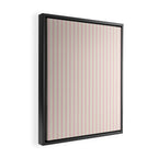 Pink Striped Framed Canvas Print Gallery Image 2
