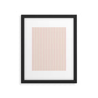 Pink Striped Framed Art Print Gallery Image 5