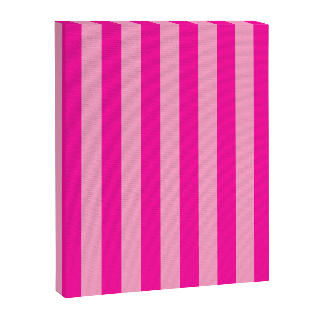 Pink Stripes Preppy Modern Canvas Print Gallery Image 6