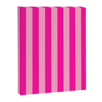Pink Stripes Preppy Modern Canvas Print Gallery Image 6