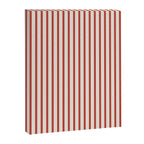 Red And Cream Striped Canvas Print Gallery Image 6