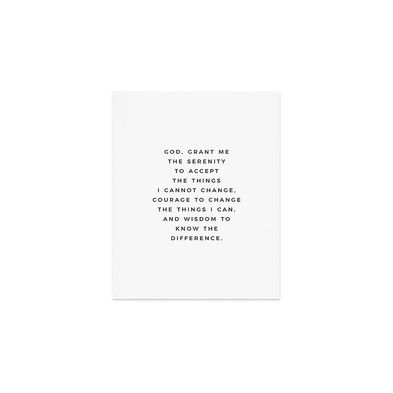 Serenity Prayer, Serenity Prayer Wall Art Bible Verse Scripture Christian Inspirational Quote  Art Print Gallery Image 1