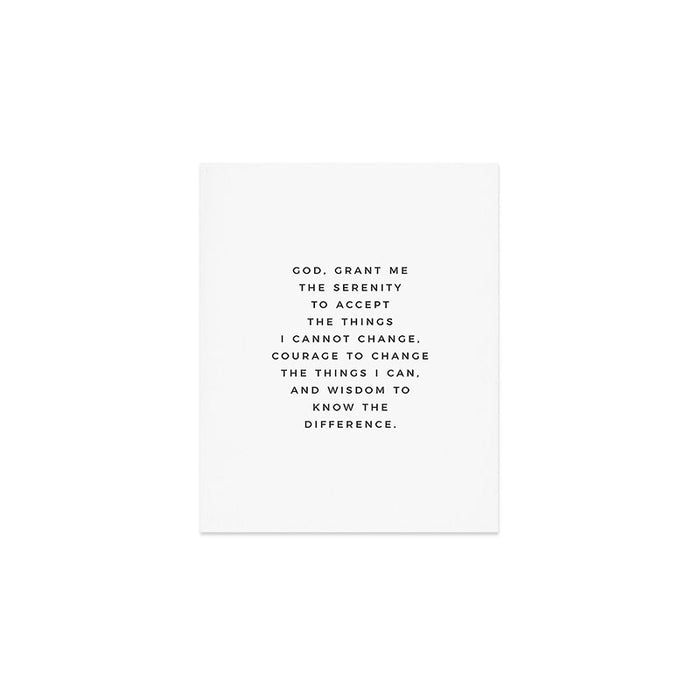 Serenity Prayer, Serenity Prayer Wall Art Bible Verse Scripture Christian Inspirational Quote  Art Print Gallery Image 1