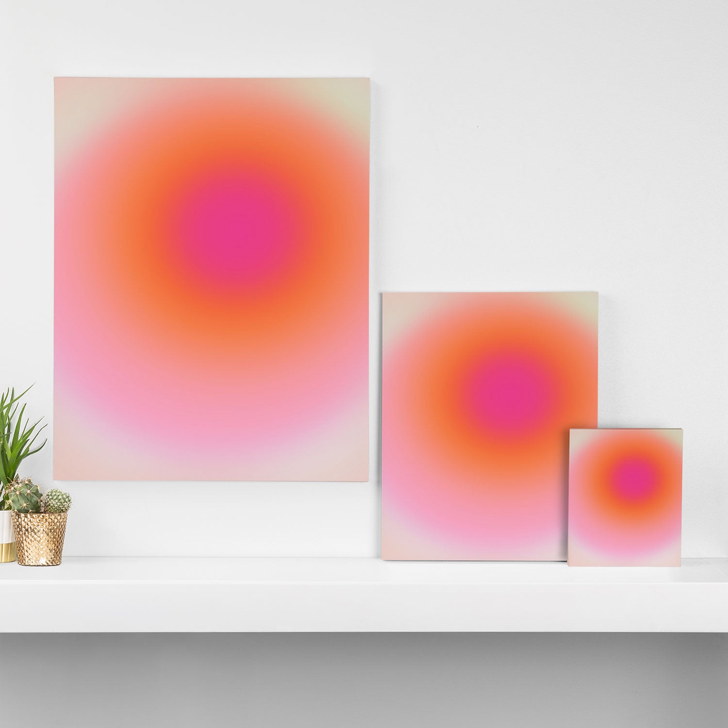Sunrise Gradient Canvas Print Gallery Image 3