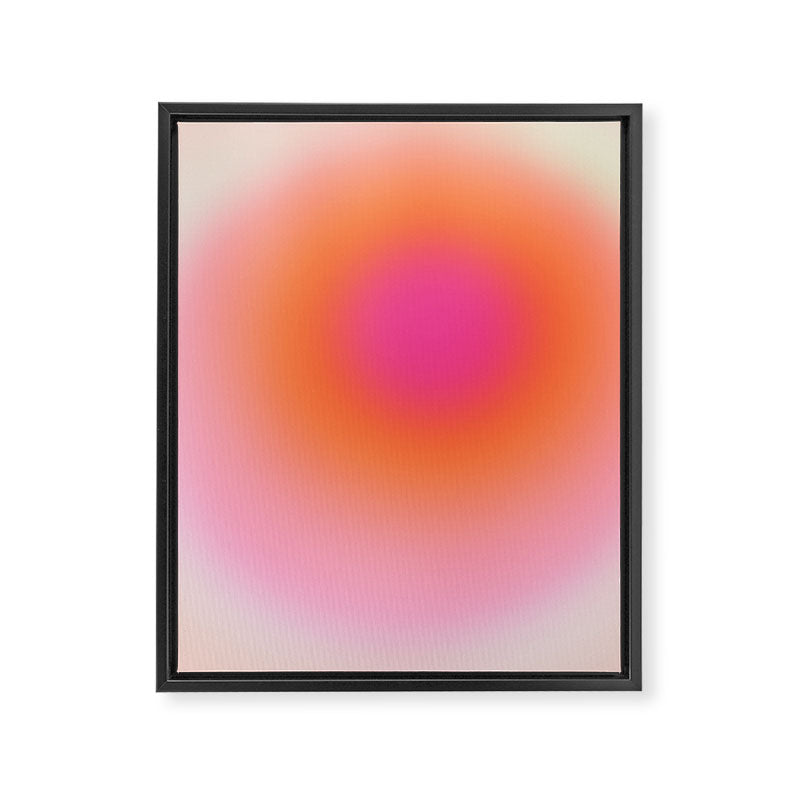 Sunrise Gradient Framed Canvas Print Gallery Image 6