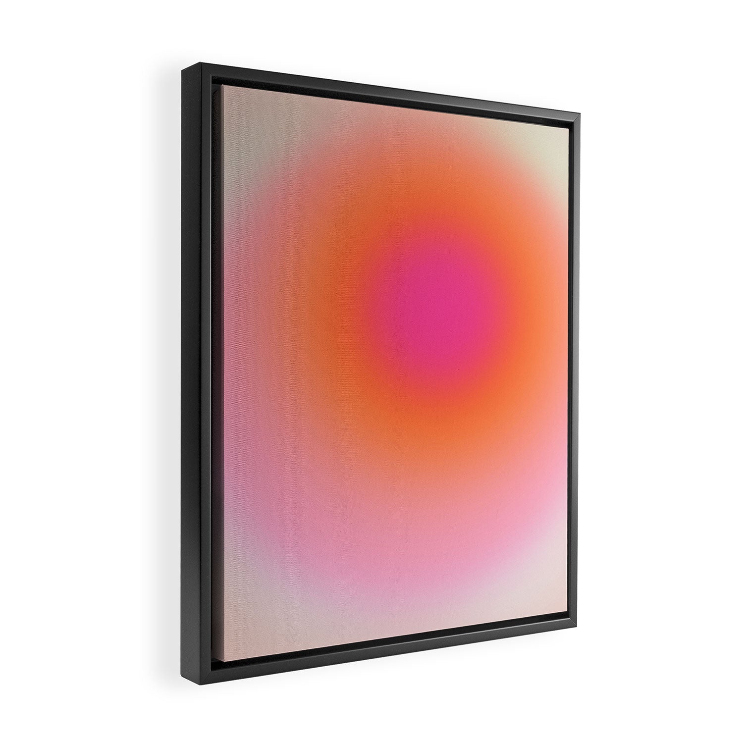 Sunrise Gradient Framed Canvas Print Gallery Image 2