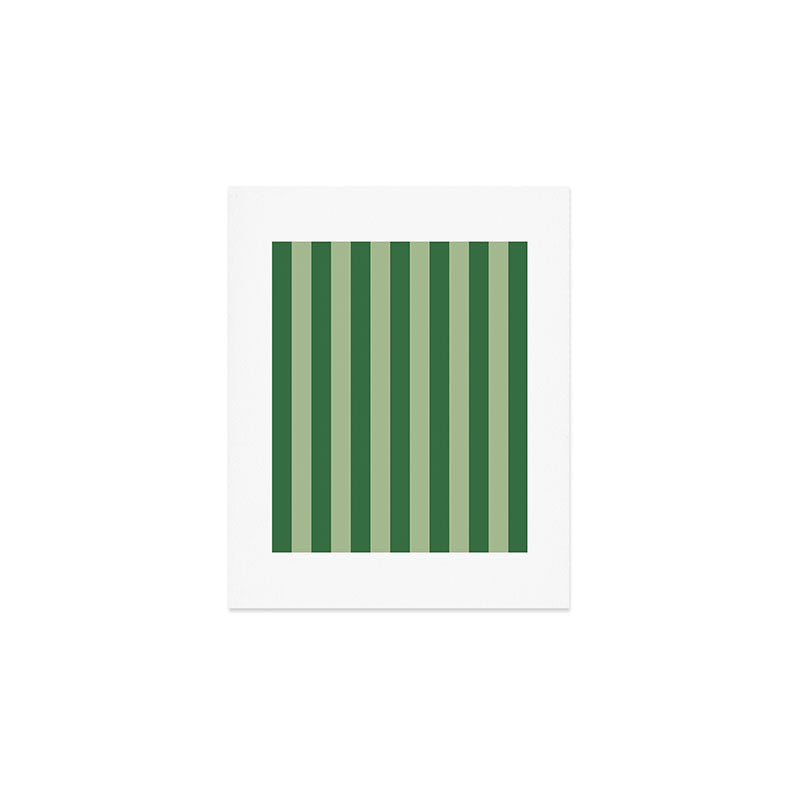 Vertical Stripes Sage Green Vertical Lines Vintage Geometric Retro Tropical Modern Minimal Pattern Art Print Gallery Image 1
