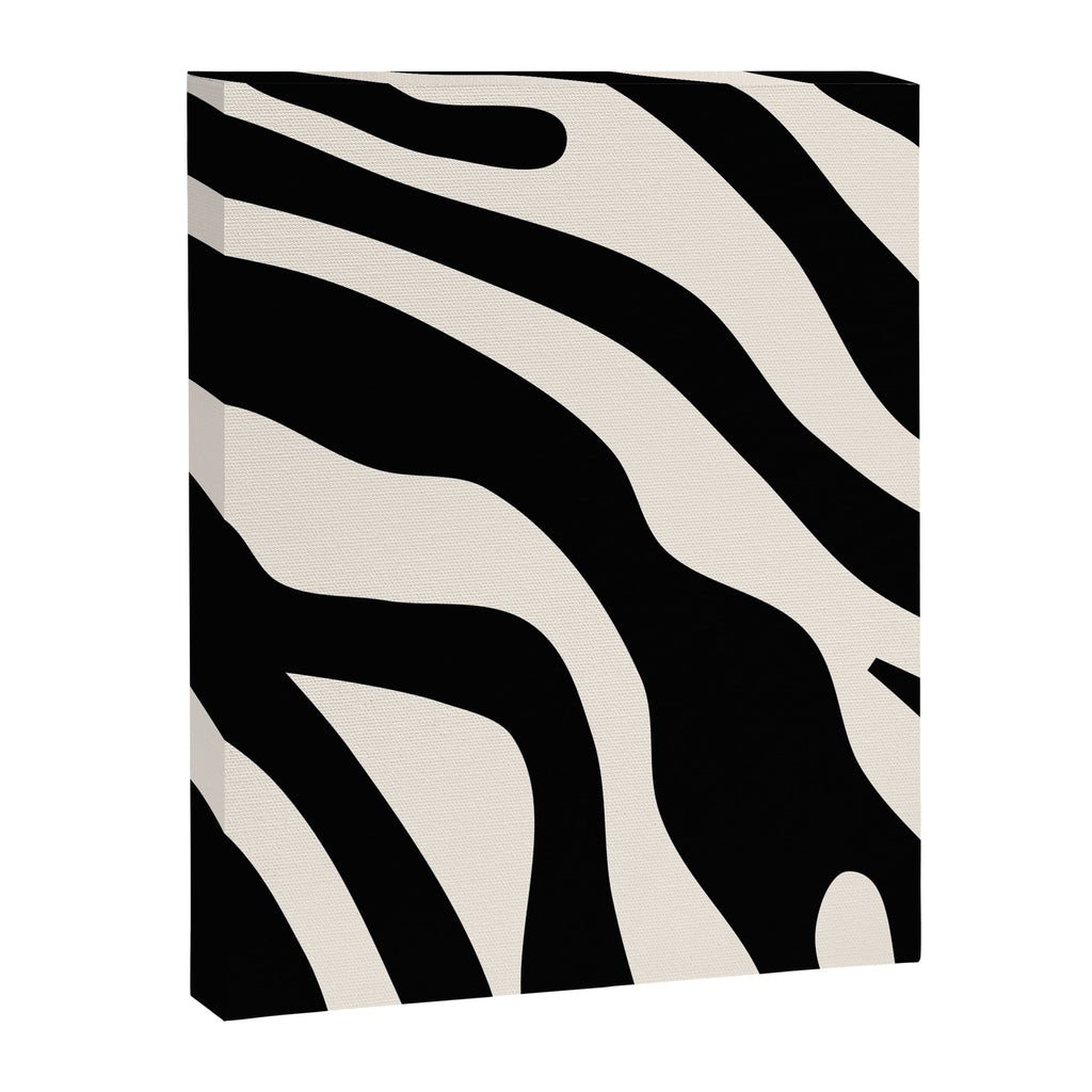 Vintage Retro Abstract Black Canvas Print Gallery Image 6