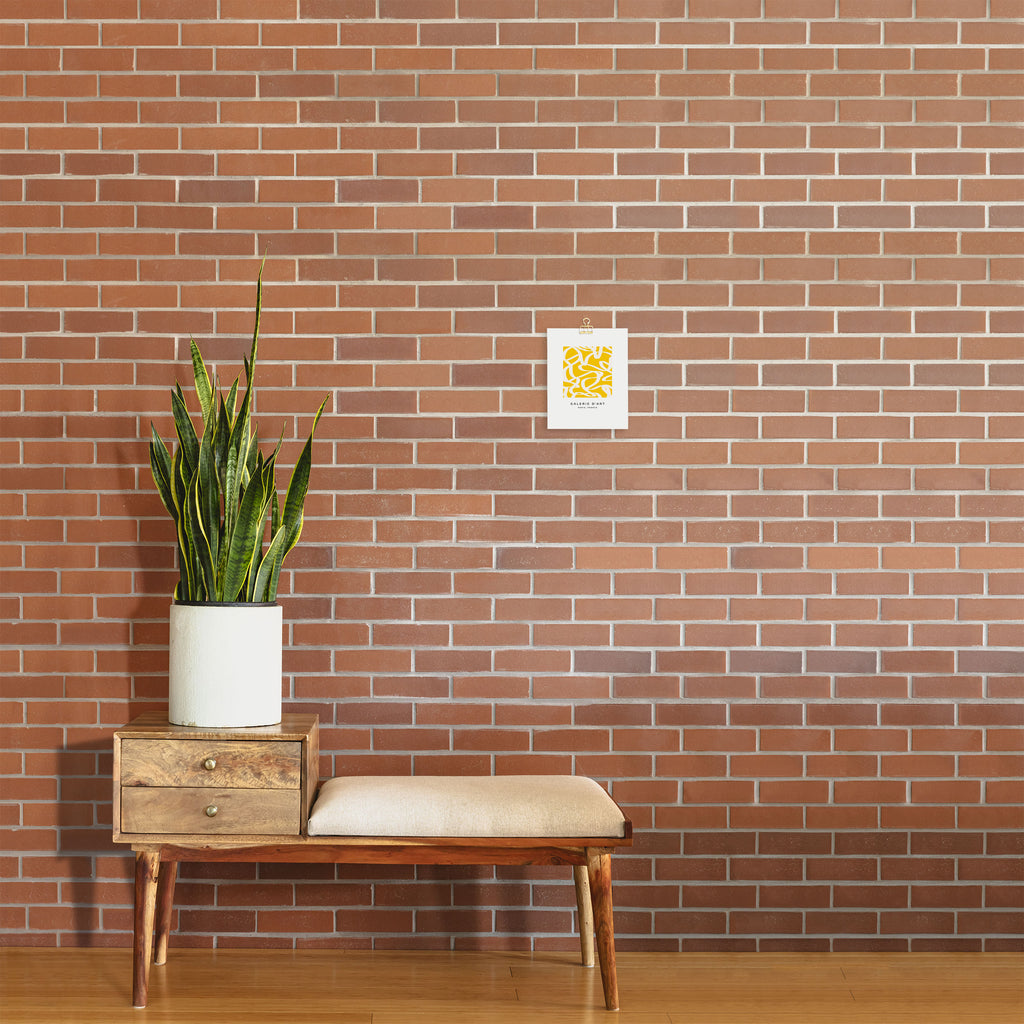 Yellow And White Brush Strokes, Abstract Art, Exhibition Poster, Mid Century Modern Art Print Gallery Image 2