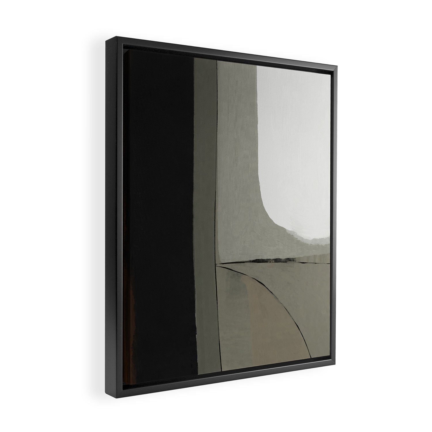 Abstract Calm Framed Canvas Print Gallery Image 2