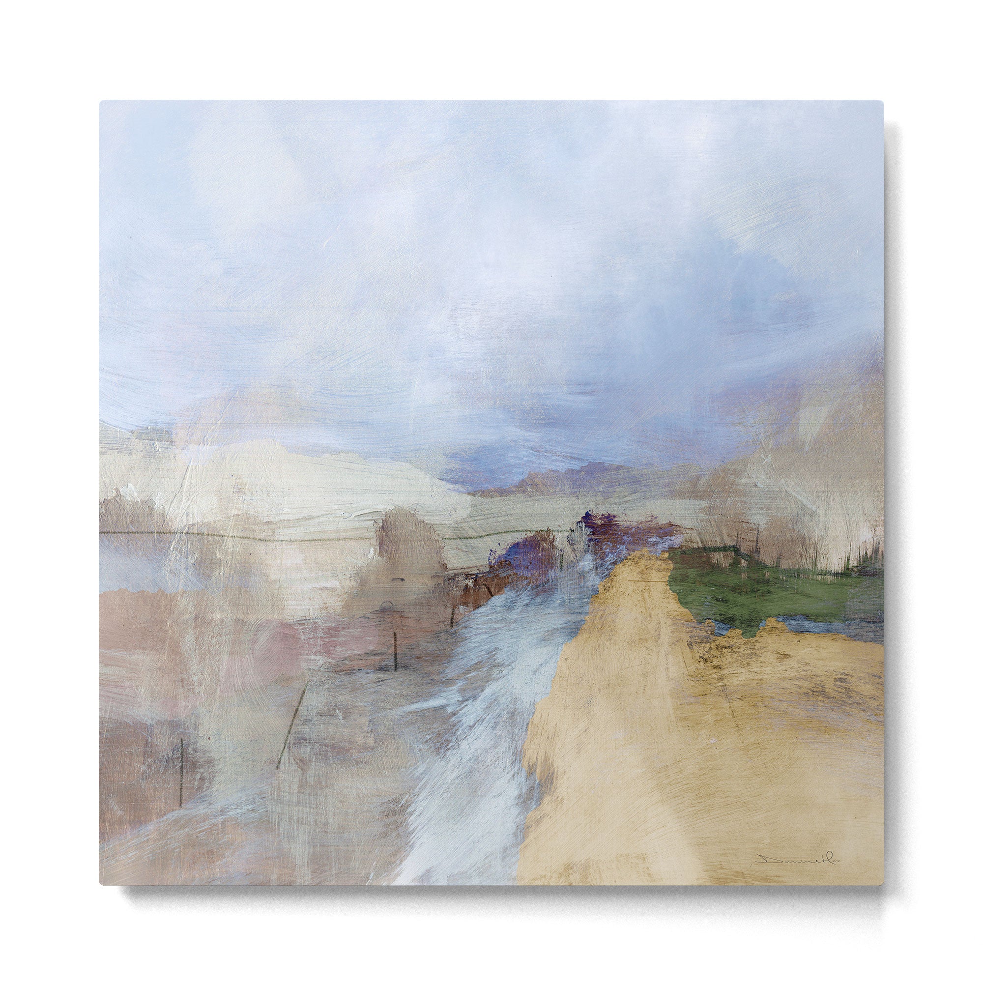Abstract Landscape Metal Print Gallery Image 2