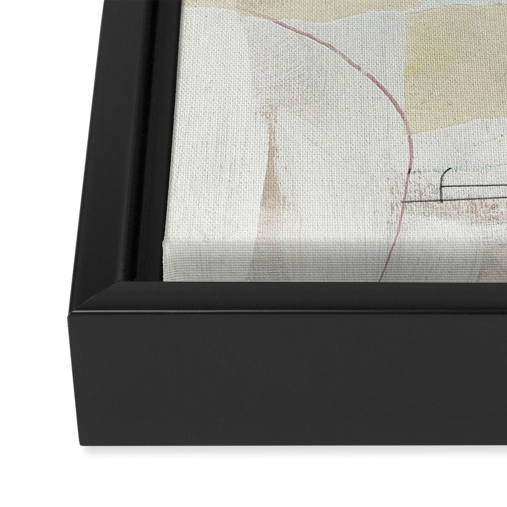 Abstract Layers Framed Canvas Print Gallery Image 3