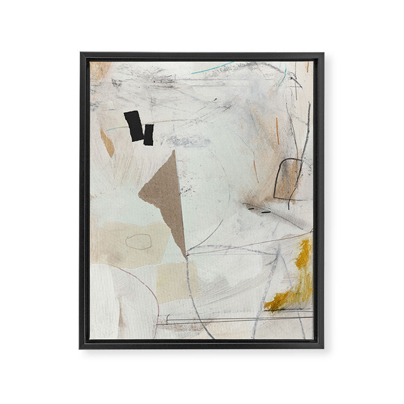 Abstract Layers Framed Canvas Print Gallery Image 6