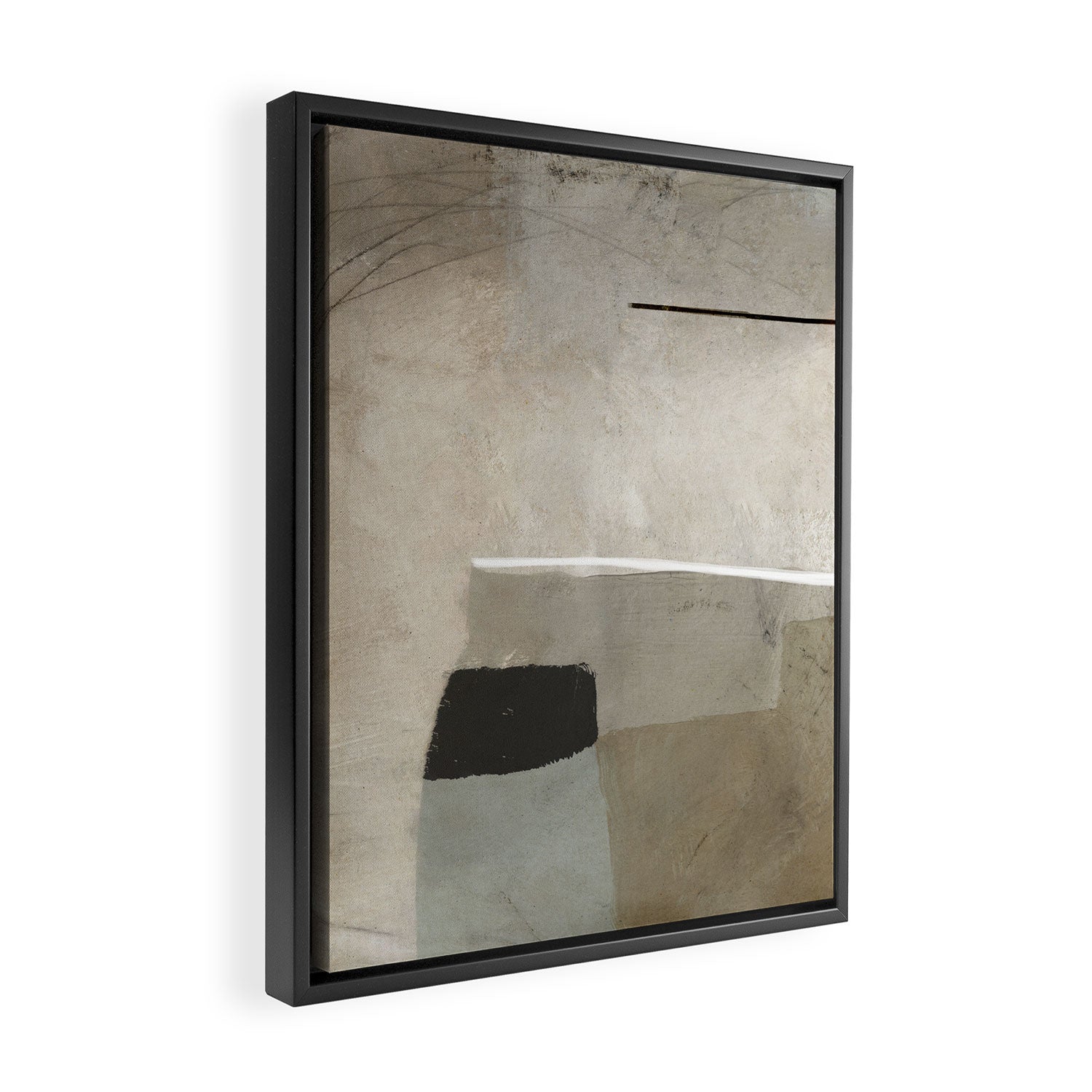 Abstract Place Framed Canvas Print Gallery Image 2