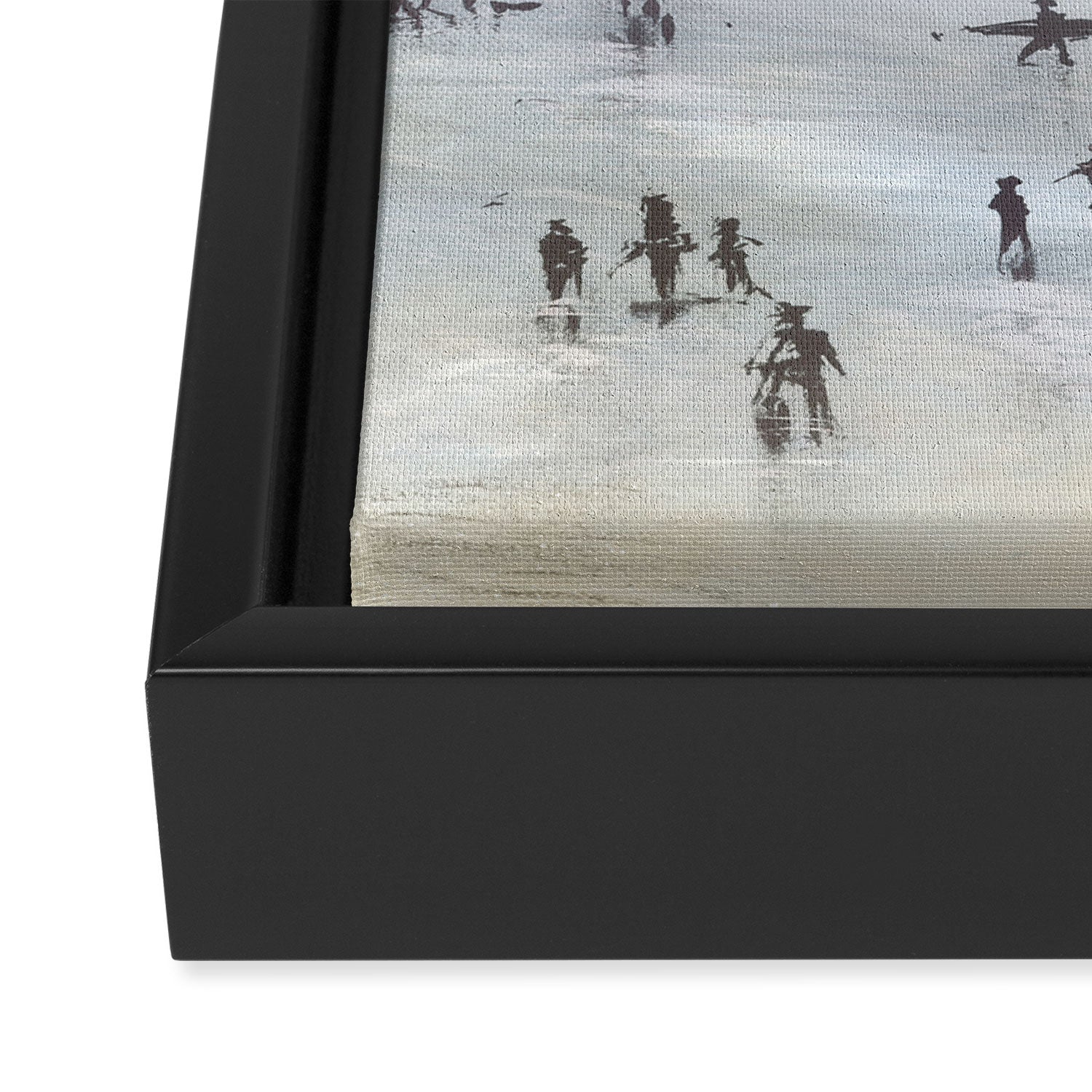 Afternoon Beach Framed Canvas Print Gallery Image 3