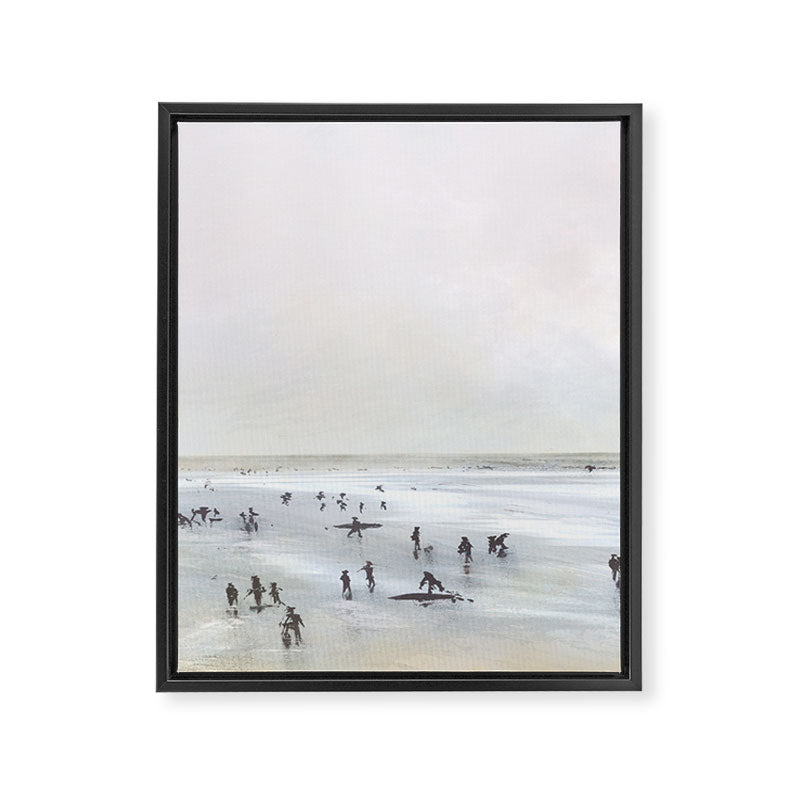 Afternoon Beach Framed Canvas Print Gallery Image 6