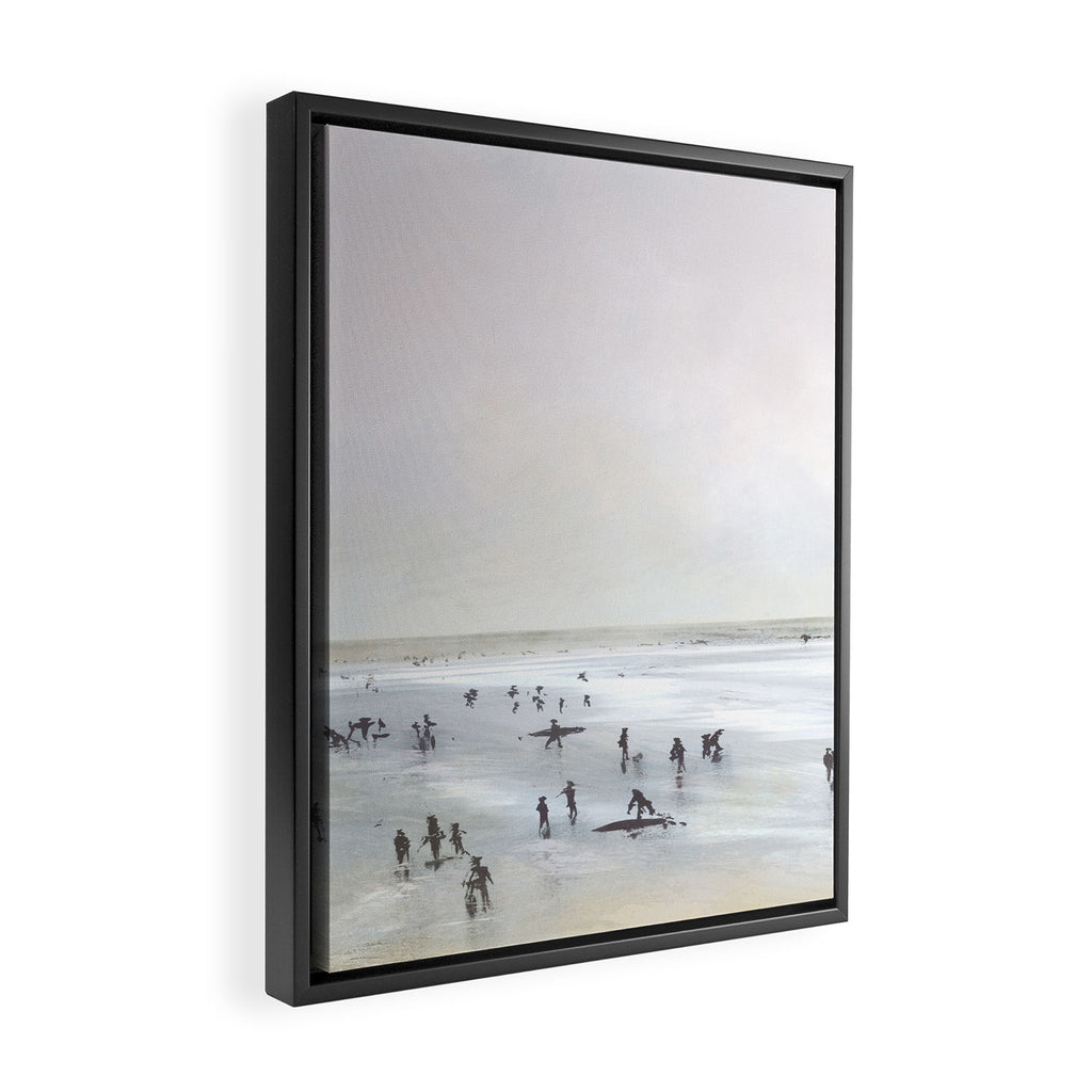 Afternoon Beach Framed Canvas Print Gallery Image 2