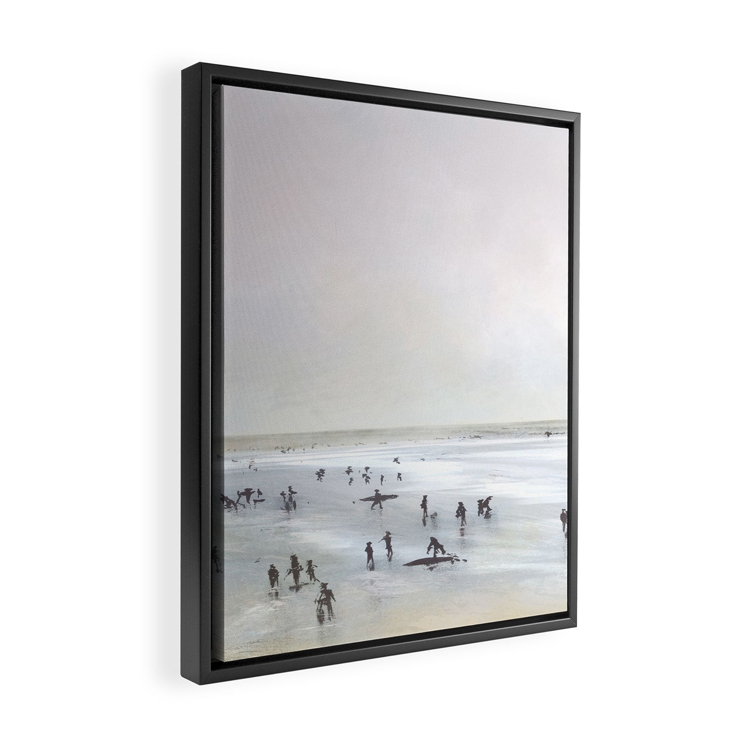Afternoon Beach Framed Canvas Print Gallery Image 2