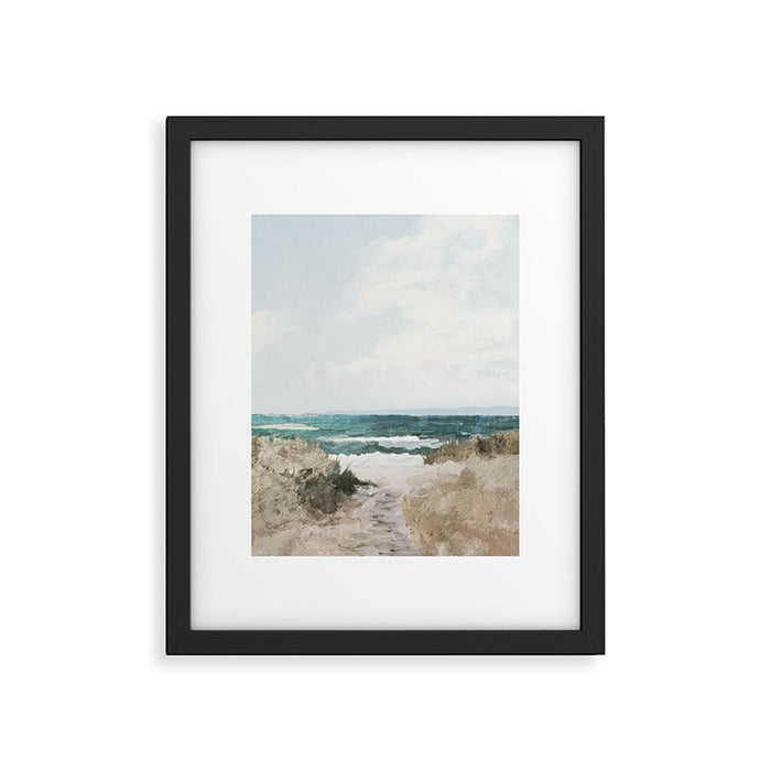 Beach Path Framed Art Print Gallery Image 1