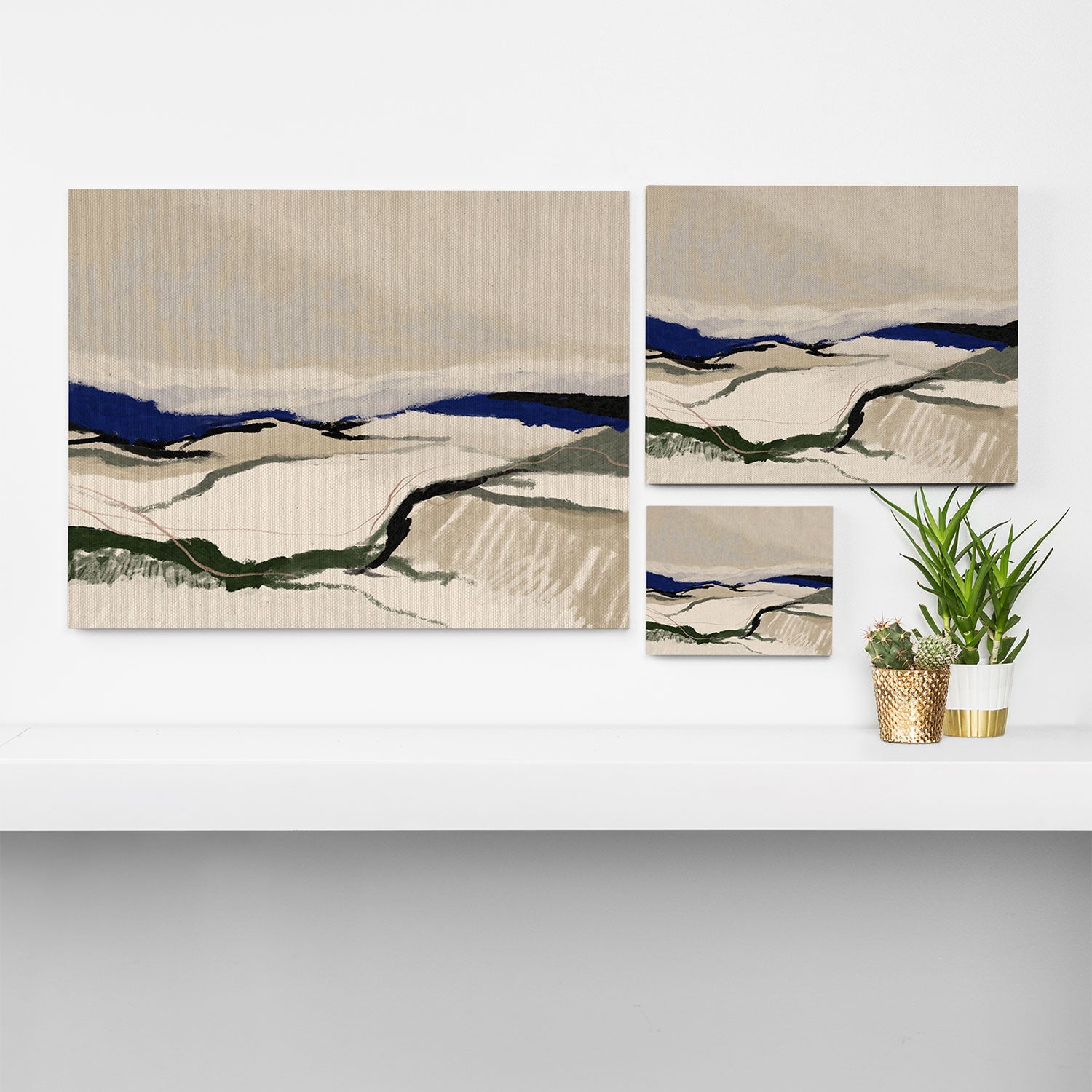 Beach Track Canvas Print Gallery Image 3